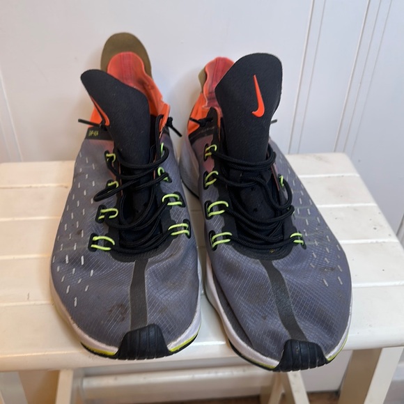 Nike EXP-X14 Running Shoes, Grey/Orange, Size 13 - Picture 1 of 6